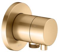 KEUCO IXMO Vanne d'inversion à encastrer 3 consommateurs, raccord de flexible, poignée Comfort, avec arrêt, rosace ronde, 59549251101, 59549251101, Colorazione: ottone spazzolato