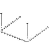 Keuco Plan asta per tenda doccia 14940171000