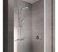 Keuco PLAN BLUE colonna doccia con termostatico, 53926012321, PLAN BLUE cromo [Rubinetteria Bagno > Colonne Doccia]