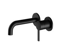 Keuco Plan Blue rubinetto lavabo a parete, 53916370201, Plan Blue nero opaco [Rubinetteria Bagno > Rubinetteria Lavabo]