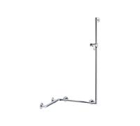 KEUCO PLAN Care main courante de douche avec barre de douche, largeur 797mm, profondeur 880mm, hauteur 1265mm, 34908016611, 34908016611, Colorazione: Cromato