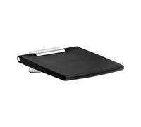 KEUCO PLAN Care siège de douche mural, rabattable vers le haut, charge max. 150kg, 34983010037, 34983010037, Colorazione: cromato / nero