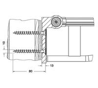 KEUCO PLAN Care Set de fixation 5, 2xvis à bois à tête fraisée, 34991000200, 34991000200