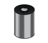 Keuco Plan cestino portarifiuti, 04989070037, Plan acciaio inox strutturato/nero grigio [Accessori Bagno > Cestini Portarifiuti]