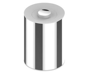 KEUCO PLAN corbeille à déchets modèle sur pied, avec couvercle, 04989510051, 04989510051, Colorazione: Bianco opaco / bianco