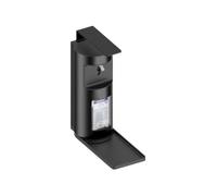KEUCO PLAN Distributeur de désinfectant pour savon liquide et désinfectant liquide, 500ml, avec fenêtre pour l'indication du niveau de remplissage, 34954370100, 34954370100, Colorazione: nero opaco / 