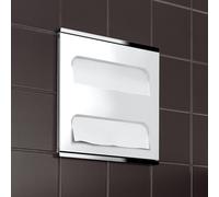 Keuco Plan Integral Module Lavabo 2 44985, cromato e bianco, incernierato a destra