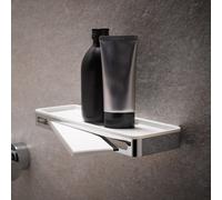 Keuco Plan portaoggetti doccia, 14959010051, Plan cromo/bianco [Accessori Bagno > Mensole Doccia]