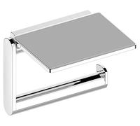 KEUCO PLAN support de papier toilette avec tablette, pivotant, 14973010000, 14973010000, Colorazione: Cromato
