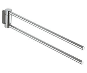 KEUCO PLAN porte-serviettes 438 mm, 2 bras, pivotant, 14918010000, 14918010000, Colorazione: Cromato