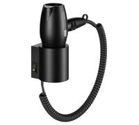 KEUCO PLAN Sèche-cheveux, 230 V, interrupteur secteur, 14995370037, 14995370037, Colorazione: nero opaco / nero