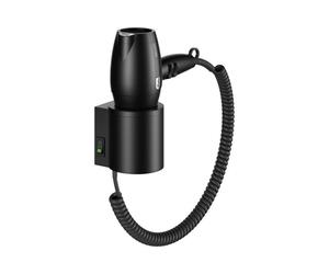 KEUCO PLAN Sèche-cheveux, 230 V, interrupteur secteur, 14995370037, 14995370037, Colorazione: nero opaco / nero