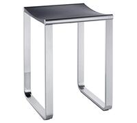Keuco Plan - Sgabello da bagno, cromo/grigio-nero 14982010037