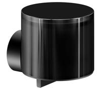 KEUCO REVA Distributeur de savon liquide, verre dépoli en cristal véritable, 12852379000, 12852379000, Colorazione: Nero opaco