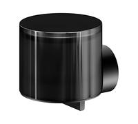 KEUCO REVA Distributeur de savon liquide, verre dépoli en cristal véritable, 12852379000, 12852379000, Colorazione: Nero opaco