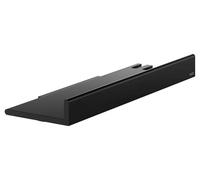 Keuco Reva griglia rettangolare alta per doccia 35 cm, con spatole, nero | Alluminio, con gancio, Made in Germany, rimovibile, incl. viti e tasselli, cestino doccia da forare