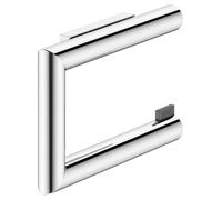 KEUCO REVA Portarotolo, forma aperta, metallo cromato, Made in Germany, orientabile, incl. viti e tasselli, portarotolo da forare