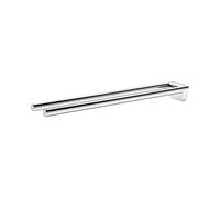 Keuco Reva Portasalviette a due bracci, rigido, 45 cm, metallo cromato | Made in Germany, incl. viti e tasselli, asta per asciugamano da forare