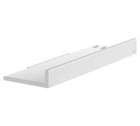 Keuco REVA ripiano per doccia 35 cm, con gancio e griglia rettangolare alta per doccia, alluminio bianco opaco, Made in Germany, rimovibile, incl. viti e tasselli, cestino doccia per foratura