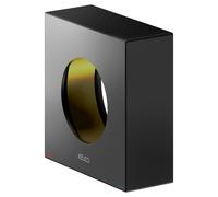 KEUCO rosace de rallonge pour mitigeur encastré, forme de rosace carrée, 59551370382, 59551370382, Colorazione: Nero opaco