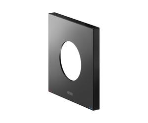 KEUCO Rosace murale surdimensionnée pour mitigeur monocommande et mitigeur de douche encastré, carrée, 59551370092, 59551370092, Colorazione: Nero opaco