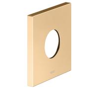 KEUCO Rosace murale surdimensionnée pour robinetterie thermostatique encastrée, carrée, 59553250092, 59553250092, Colorazione: ottone spazzolato