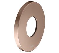 KEUCO Rosace murale surdimensionnée pour robinetterie thermostatique encastrée, ronde, 59553290091, 59553290091, Colorazione: rosso oro spazzolato