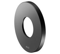 KEUCO Rosace murale surdimensionnée pour robinetterie thermostatique encastrée, ronde, 59553370091, 59553370091, Colorazione: Nero opaco