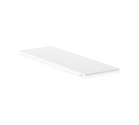 Keuco Rose griglia rettangolare alta per doccia 32,8 cm, senza fori, bianco