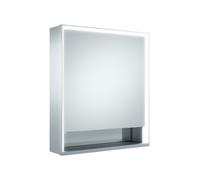 KEUCO Royal Lumos armoire de toilette murale 1 porte, porte courte, avec miroir chauffant, charnières à gauche, 650mm, 14301171205, 14301171205, Versione: con controllo Dali