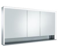 KEUCO Royal Lumos armoire de toilette murale 3 portes, porte courte, avec miroir chauffant, 1400mm, 14326171304, 14326171304, Versione: senza controllo Dali