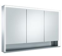 KEUCO Royal Lumos armoire de toilette murale 3 portes, porte courte, étagère ouverte, 1200mm, 14325171301, 14325171301, Versione: senza controllo Dali