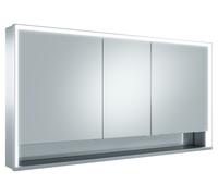 KEUCO Royal Lumos armoire de toilette murale 3 portes, porte courte, étagère ouverte, 1400mm, 14306171303, 14306171303, Versione: con controllo Dali