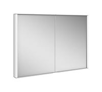 KEUCO ROYAL MATCH armoire de toilette encastrable, 2 portes en miroir double cristal, 1000mm, 12813171301, 12813171301