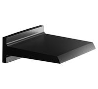 Keuco soffione doccia 18x18 cm quadrata nero 59982370000