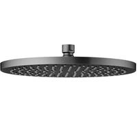 Keuco soffione doccia 25x25 cm rotonda nero 59886130201