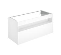 KEUCO STAGELINE Meuble sous-lavabo, 1 tiroir frontal, 1200x625x490mm, avec éclairage LED, 32882970100, 32882970100, Corpo/Fronte: Vulcanite decor opaco / Vulcanite vetro satinato