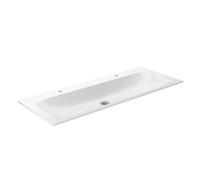 Lavabo Mobile Keuco X-Line 2 x 1 foro 1208x17x494mm Bianco
