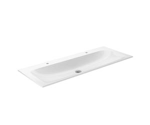 Keuco X-Line lavabo doppio, 33180311202, X-Line bianco [Lavabi > Lavabi Doppi]