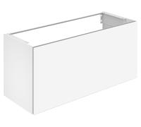 KEUCO X-LINE Meuble sous-lavabo, 1 tiroir frontal, 1200x605x490mm, 33182300000, 33182300000, Corpo/Fronte: Decoro bianco opaco / vetro bianco