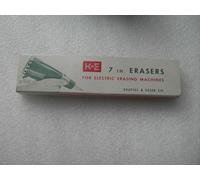 KEUFFEL&ESSER K&E 58 0778 BOX 12 RED PENCIL&INK ERASER VINTAGE