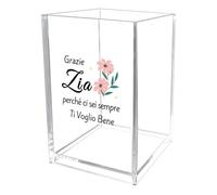kEUkunHA Regalo Zia Festa Della Mamma Idee Regalo Originali Natale Regali Compleanno Pasqua Grazie Valentino Festa Della Donna San Halloween Regali Idee Portapenne Originali per La Migliore Zia
