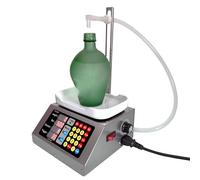 KEULEN Riempitrice di Liquidi, Riempitrice Elettrica per Pesatura 8-3000 Ml, 3,5 L/min, Altezza Bottiglia Applicabile 0-300 Mm, Erogazione Quantitativa di Pesatura Automatica, per Olio Essenziale