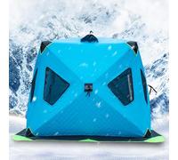 KEuLen Tenda da Pesca sul Ghiaccio, Tende da Pesca sul Ghiaccio Invernali, Riparo da Campeggio, Tenda Calda all'aperto(Blue)