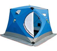KEuLen Tenda Portatile per Pesca sul Ghiaccio, Tenda da Pesca sul Ghiaccio Portatile Pop-up Shanty, casa da Pesca in Stile hub for 4-5 Persone con Ancore(Blue)