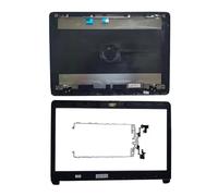 KEUQIXMR Nuova Copertura Posteriore LCD, Cornice e Cerniere compatibili for HP 14-CM 14-CK 14-DG 240 G7 245 246(Black)