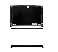 KEUQIXMR Nuovo Compatibile for GF65 GF65VR MS-16W1 MS-16W2 9SD LCD del Computer Portatile della Copertura Posteriore Lunetta Anteriore Palmrest Fondo Cerniera Coperchio Top Case(A B Cover)