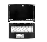 KEUQIXMR Nuovo Compatibile for GF65 GF65VR MS-16W1 MS-16W2 9SD LCD del Computer Portatile della Copertura Posteriore Lunetta Anteriore Palmrest Fondo Cerniera Coperchio Top Case(A C Cover)