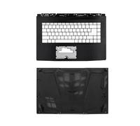 KEUQIXMR Nuovo Compatibile for GF65 GF65VR MS-16W1 MS-16W2 9SD LCD del Computer Portatile della Copertura Posteriore Lunetta Anteriore Palmrest Fondo Cerniera Coperchio Top Case(C D Cover)