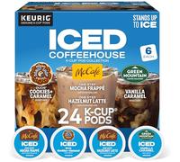 Keurig Caffè freddo, confezione assortita di cialde K-Cup monodose, 24 pezzi